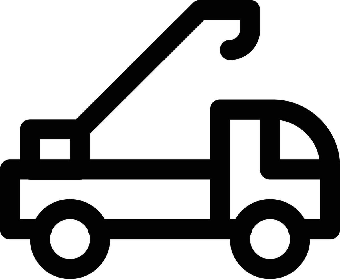 Crane Turck Vector Icon