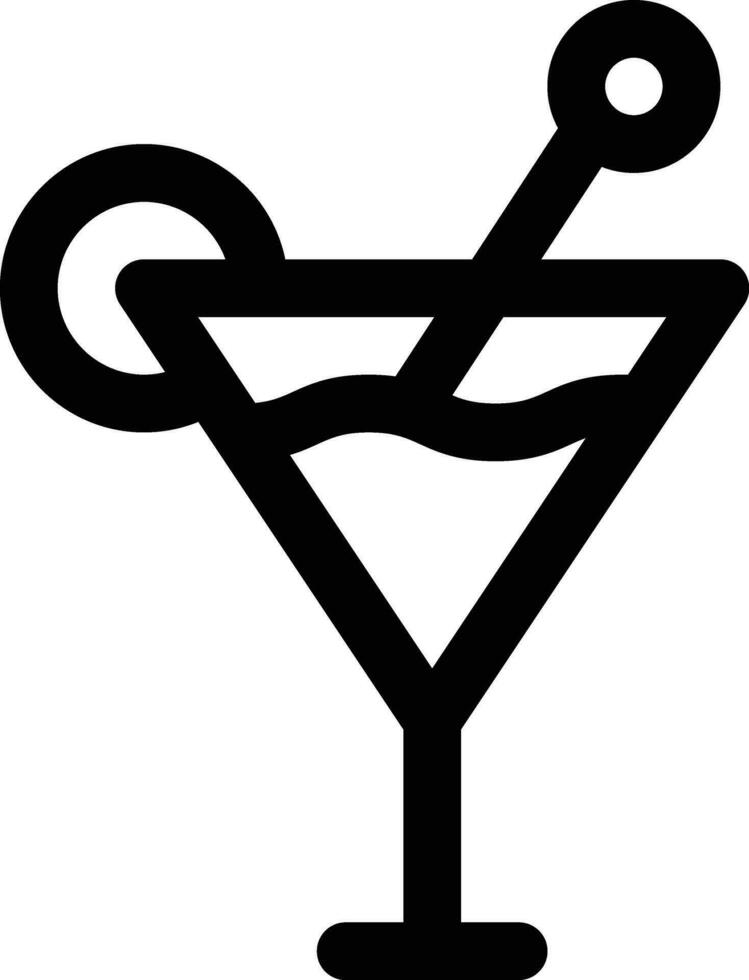 Coktail Vector Icon