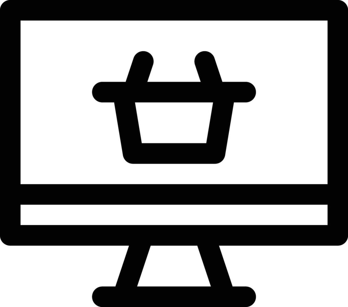 icono de vector de comercio electrónico