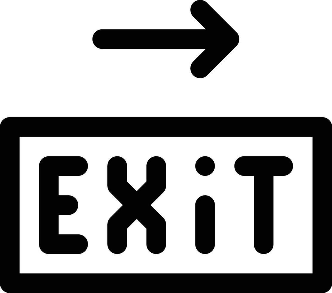 Exit Vector Icon