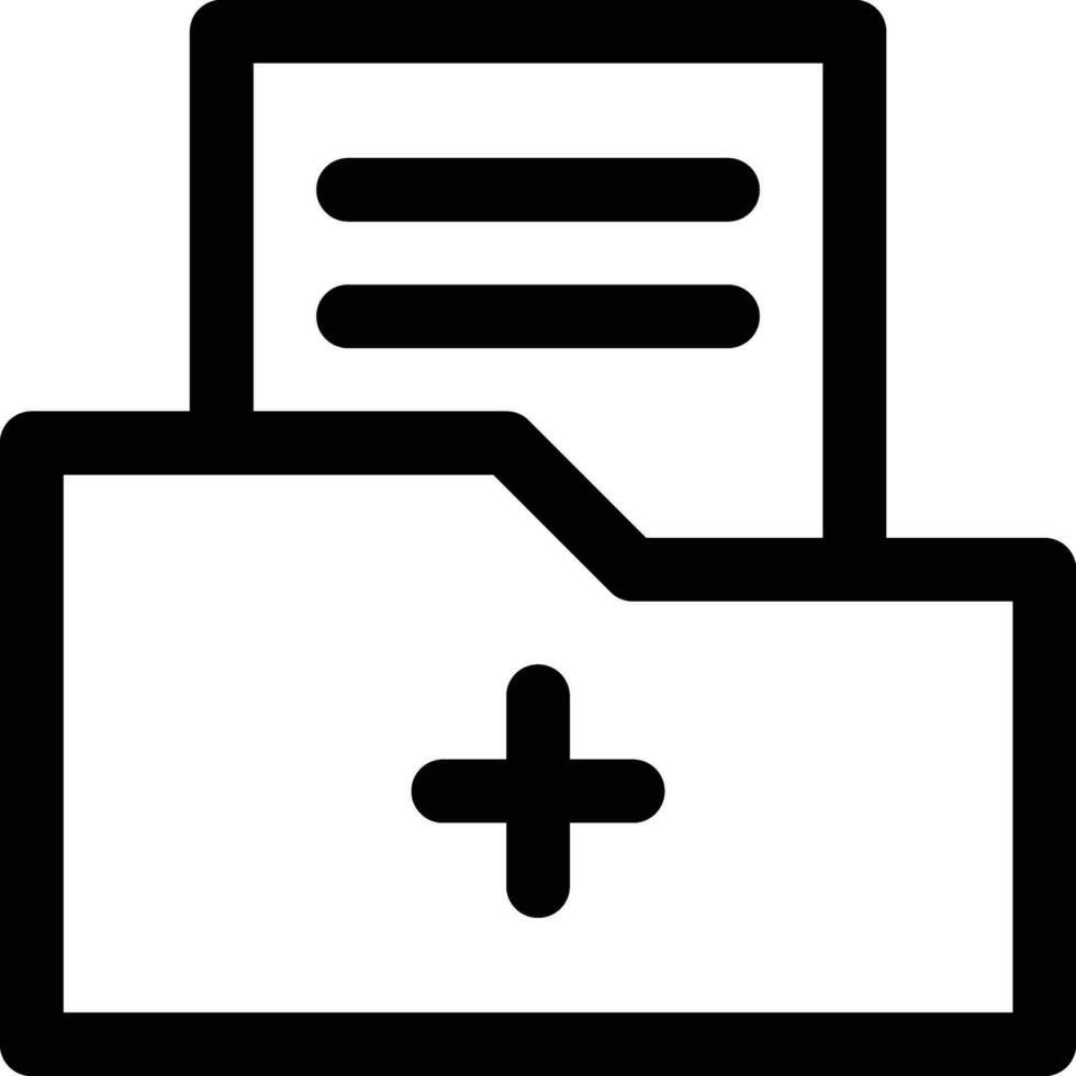 Medical Folder Vector Icon