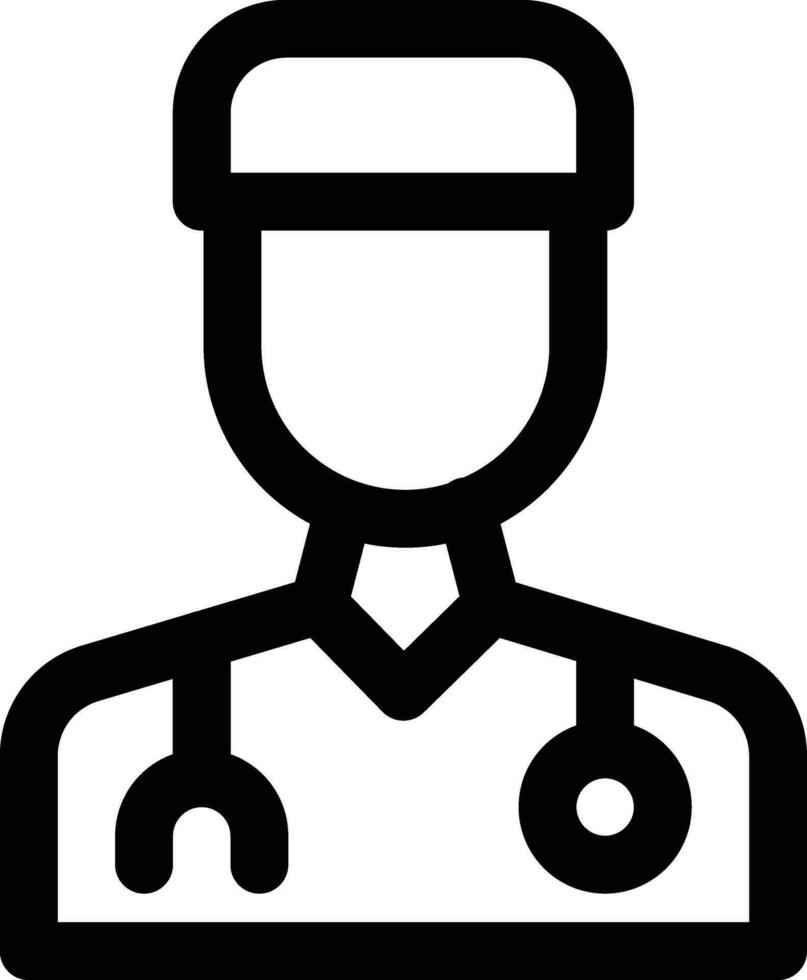 icono de vector de doctor