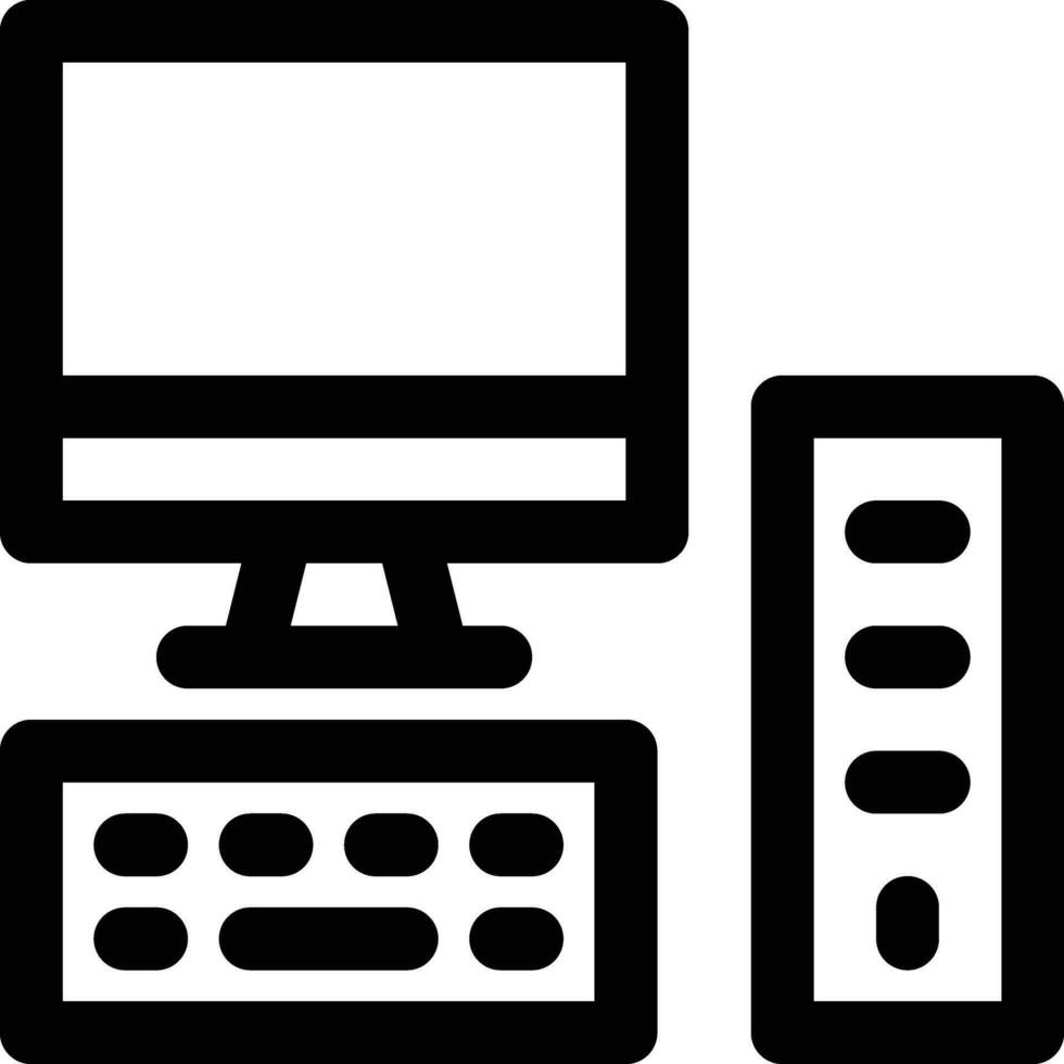 Computer Vector Icon