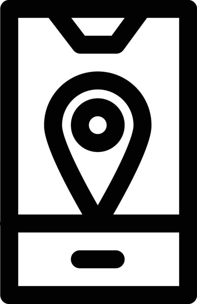Mobile GPS Vector Icon