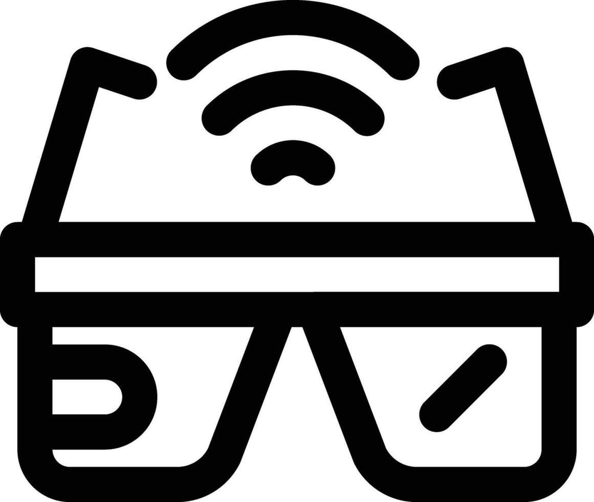 Smart Glasses Vector Icon