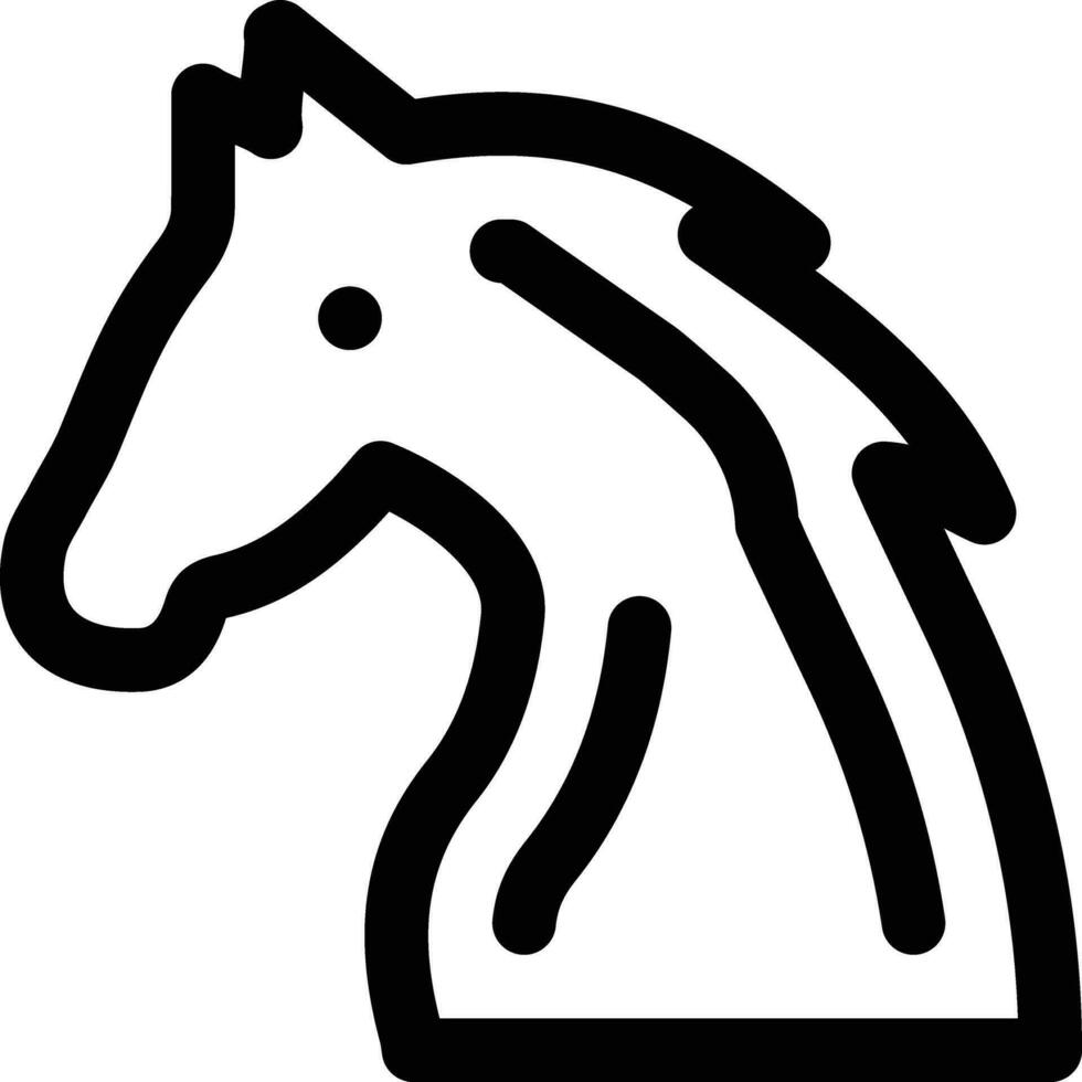 icono de vector de caballo