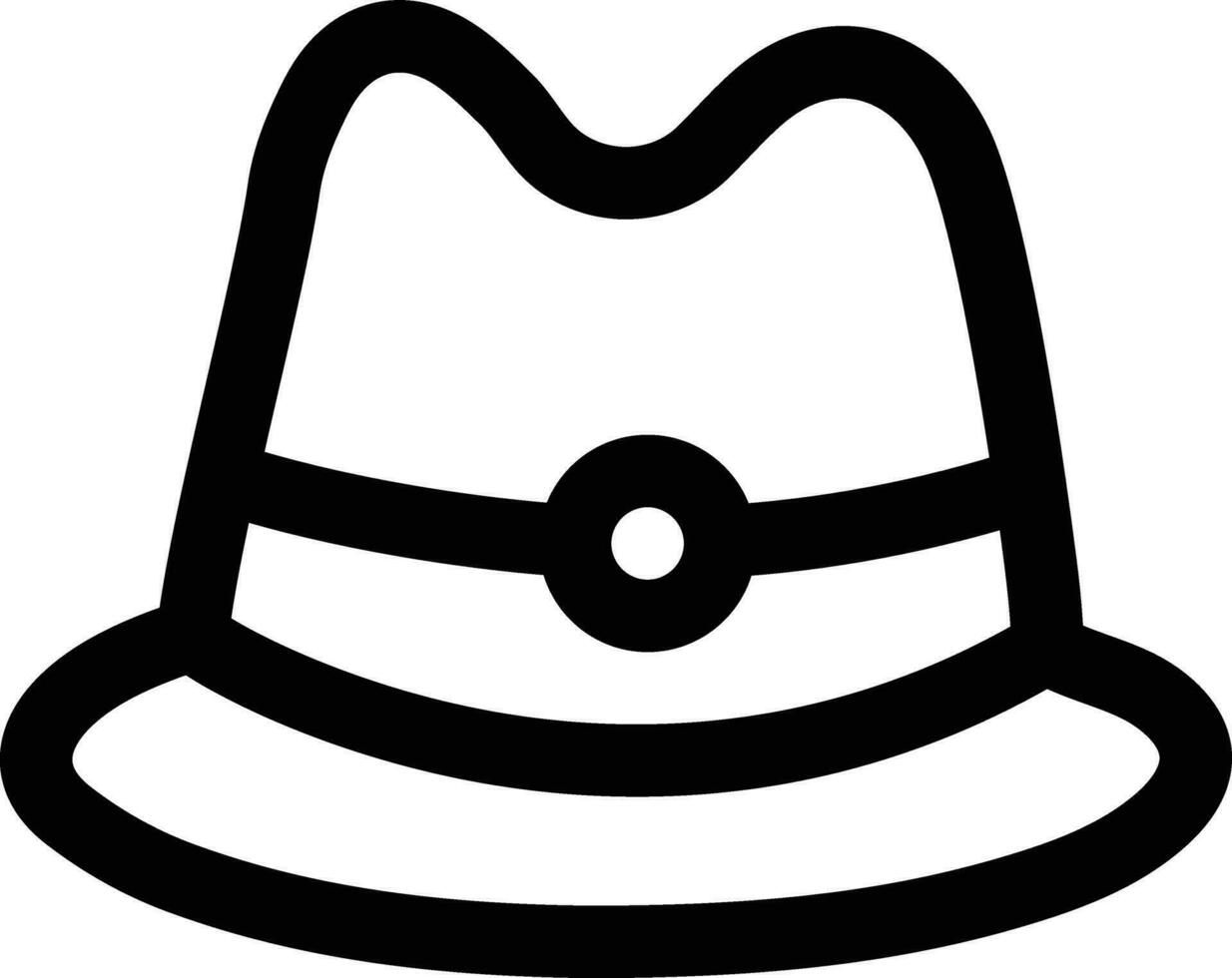 icono de vector de sombrero de vaquero