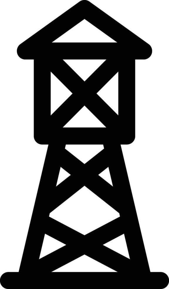 Water Tower Vector Icon