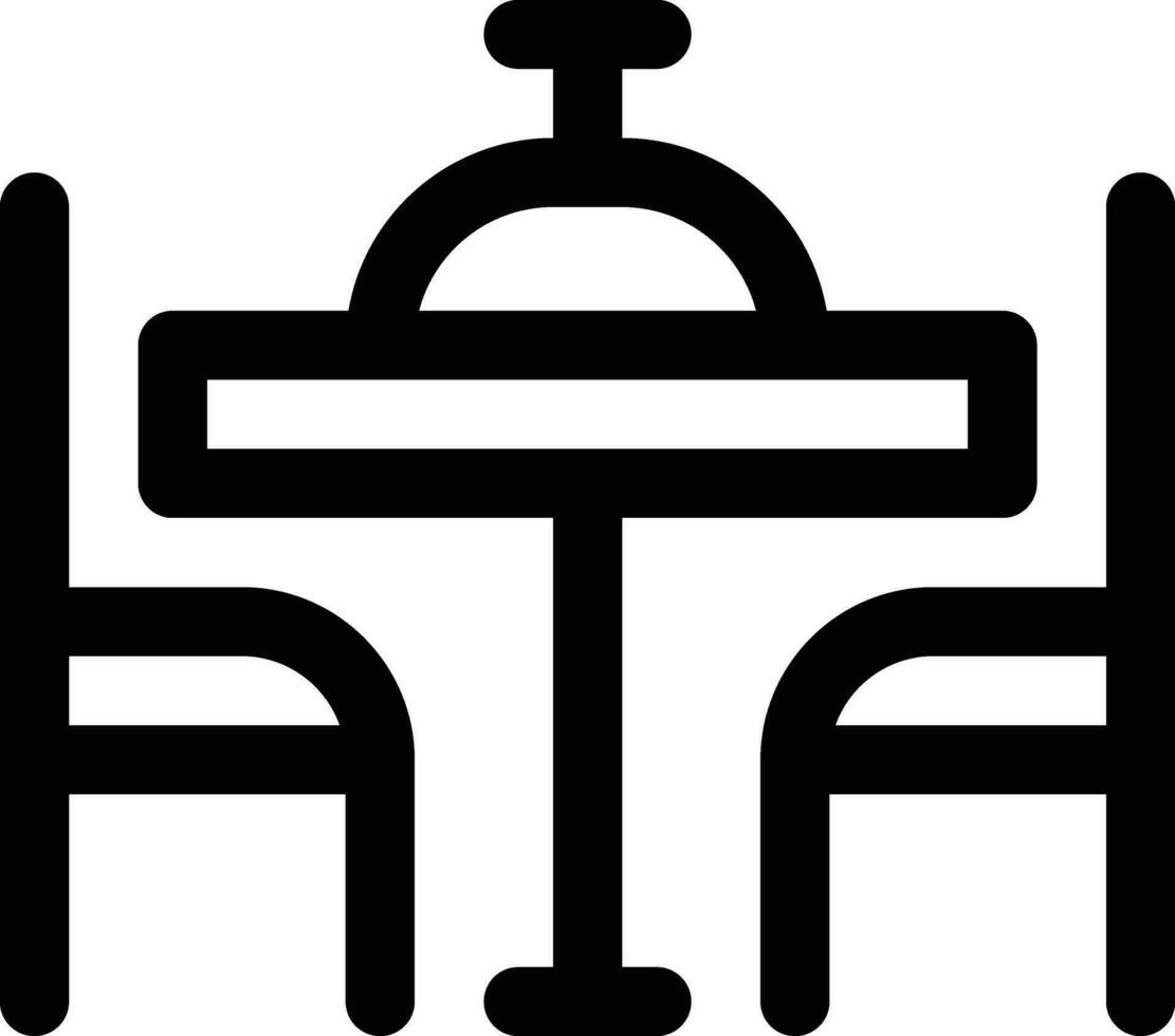 Dinner Table Vector Icon