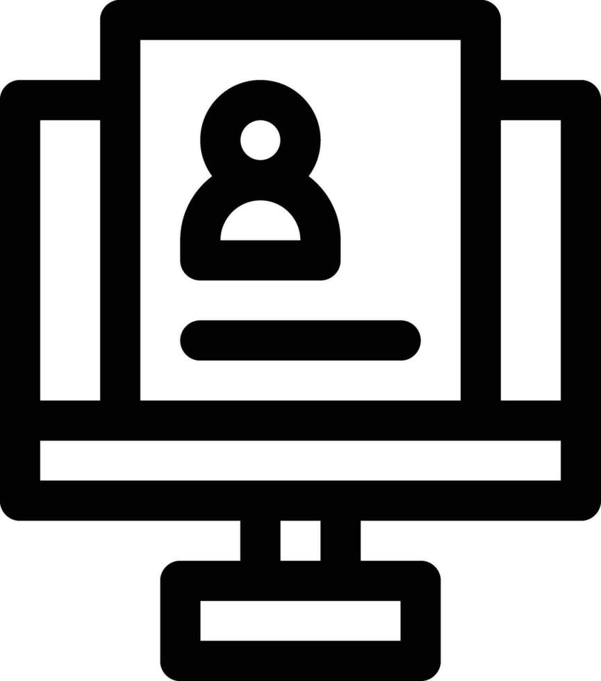 Criminal Database Vector Icon