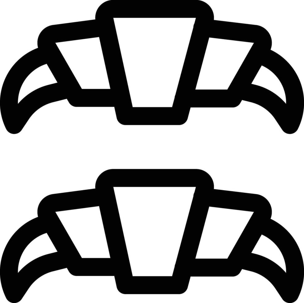 Croissant Vector Icon