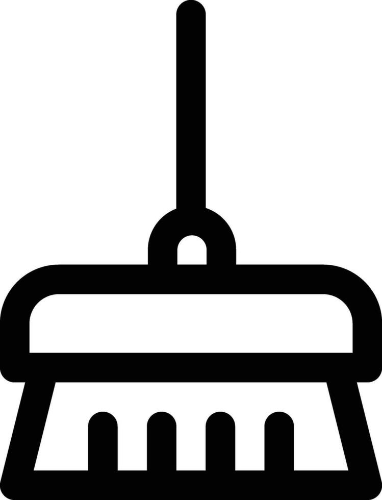 Broom Cleaning Vector Icon