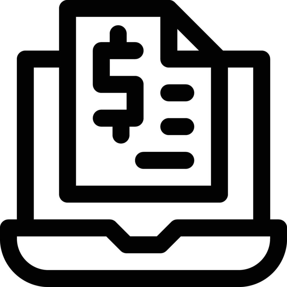 Online Report Vector Icon