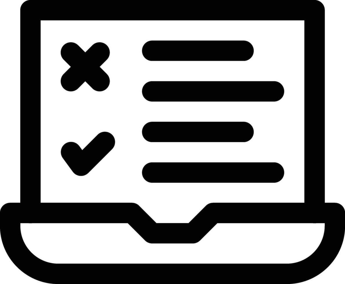Online Survey Vector Icon