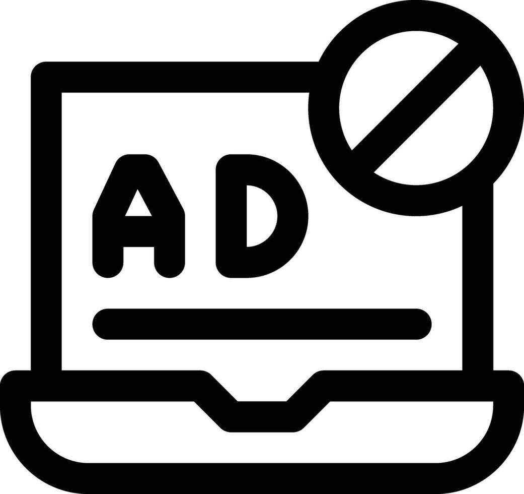 AD Blacker Vector Icon