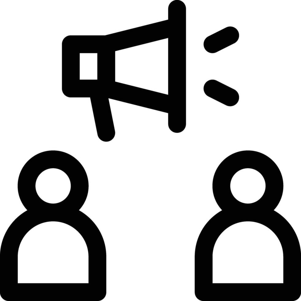 Public Relations Vector Icon