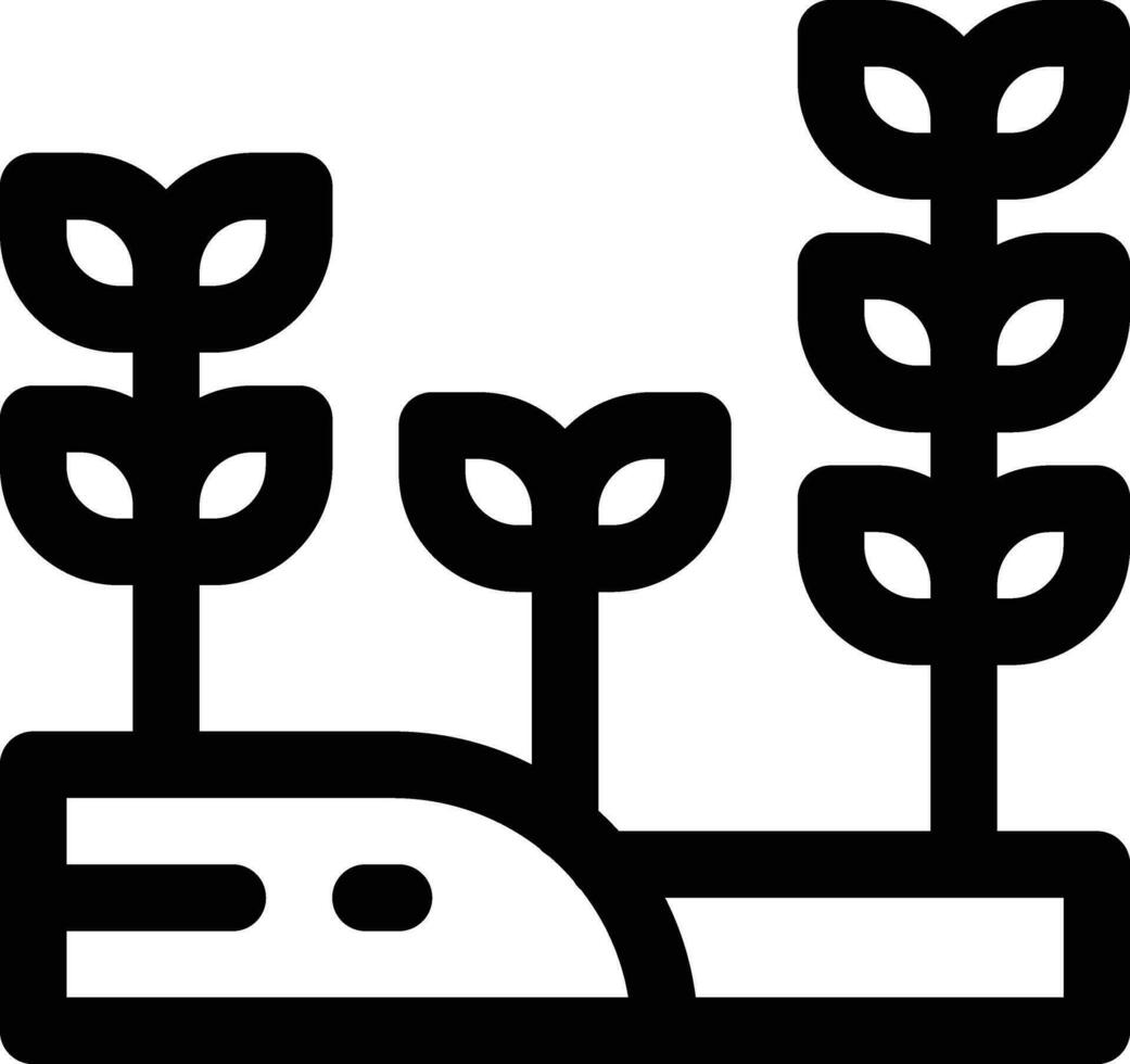 icono de vector de plantación