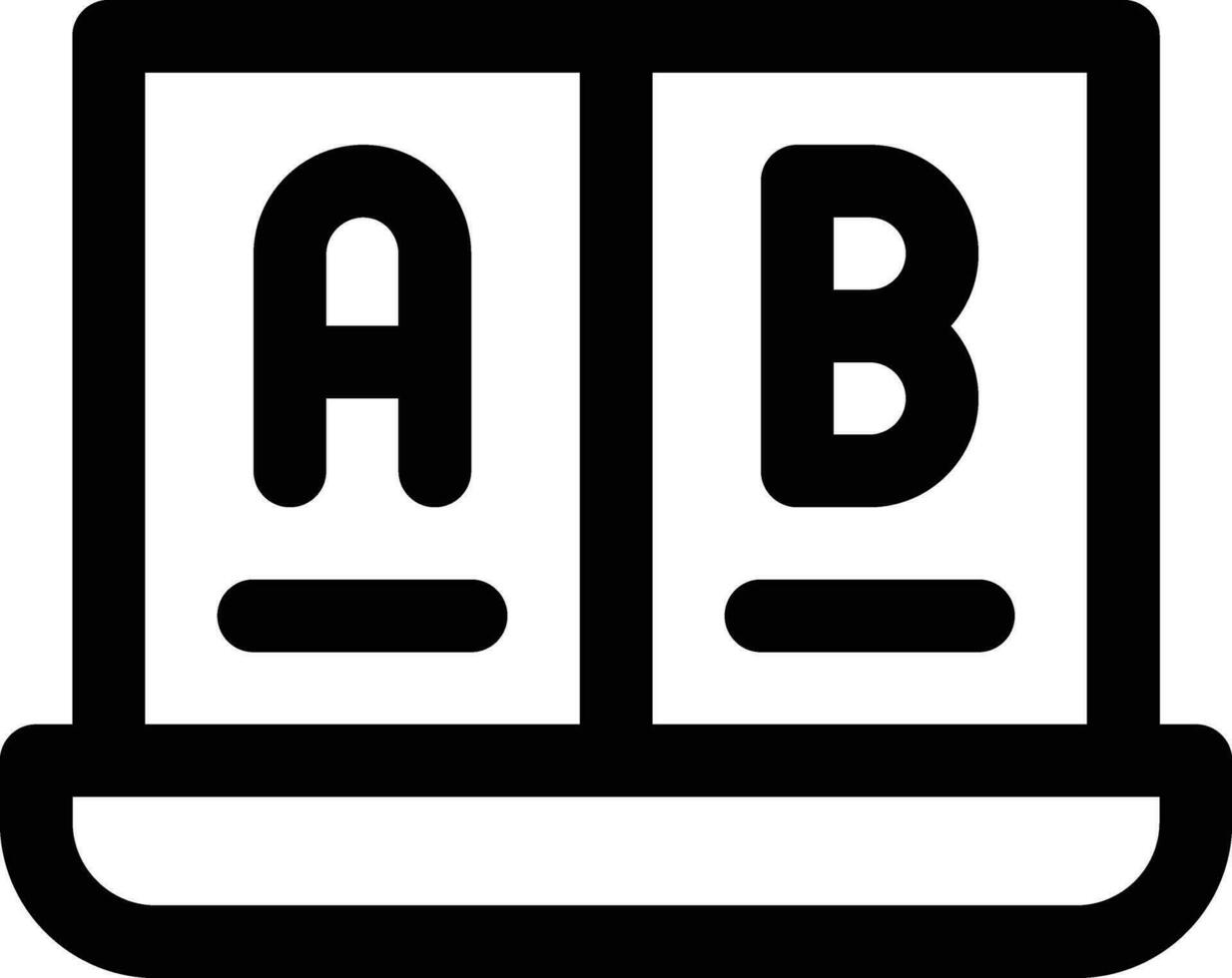 AB Testing Vector Icon