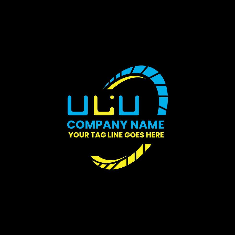 ULU letter logo vector design, ULU simple and modern logo. ULU luxurious alphabet design