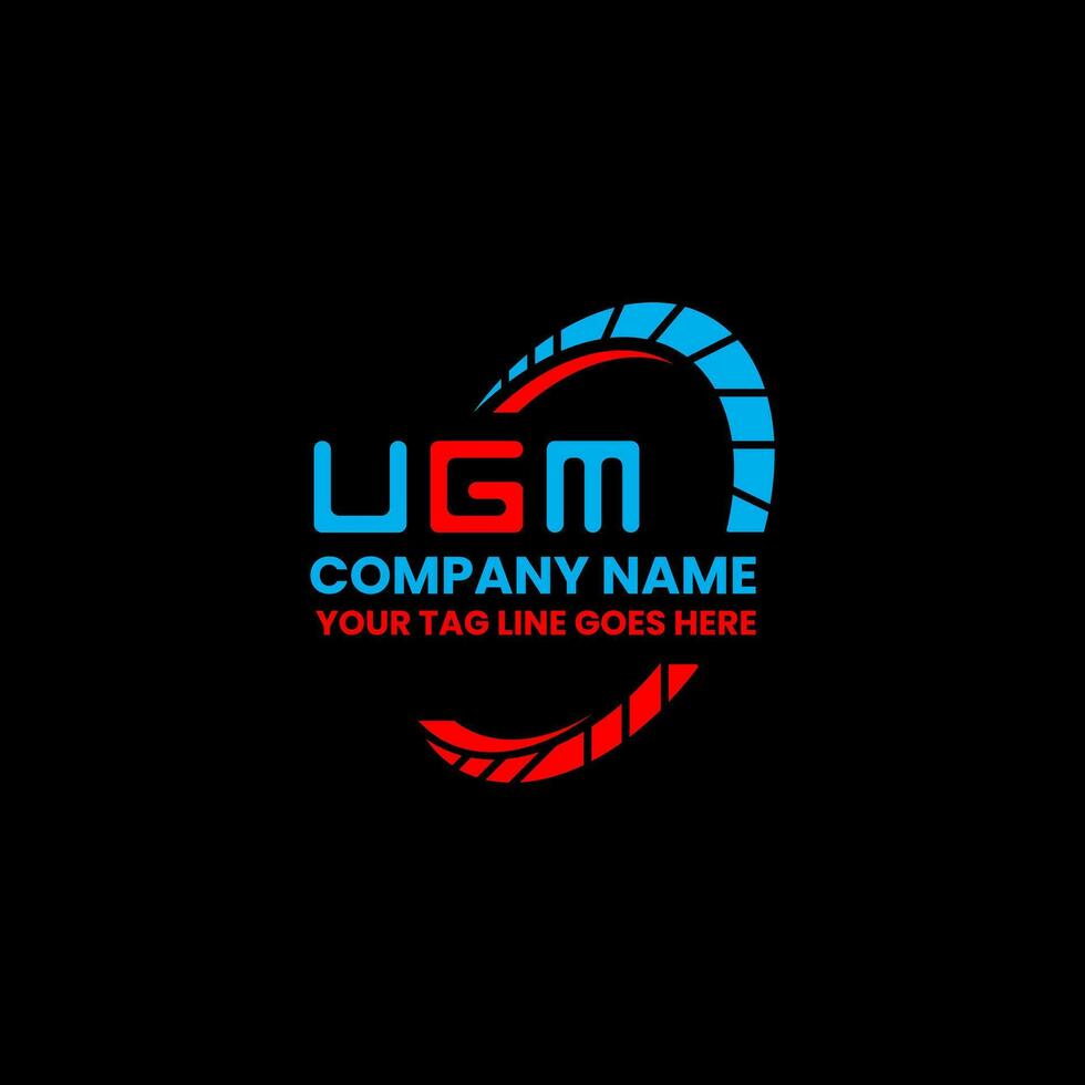 UGM letter logo vector design, UGM simple and modern logo. UGM luxurious alphabet design
