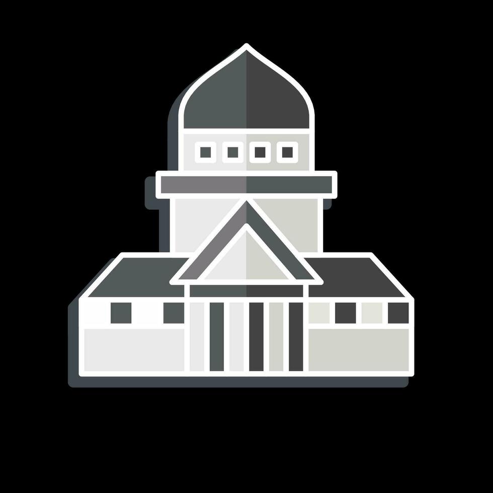 Icon Museum. related to France symbol. glossy style. simple design editable. simple illustration vector