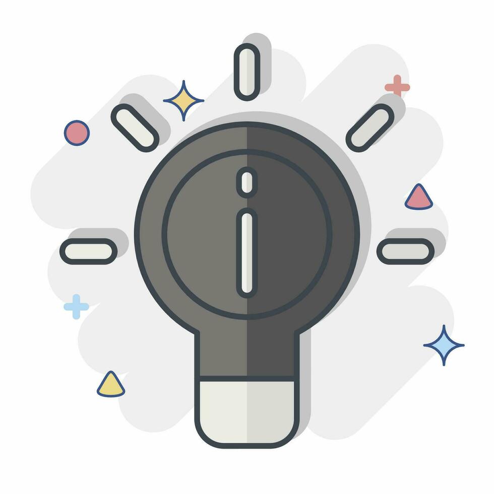 Icon Idea. related to Communication symbol. comic style. simple design editable. simple illustration vector