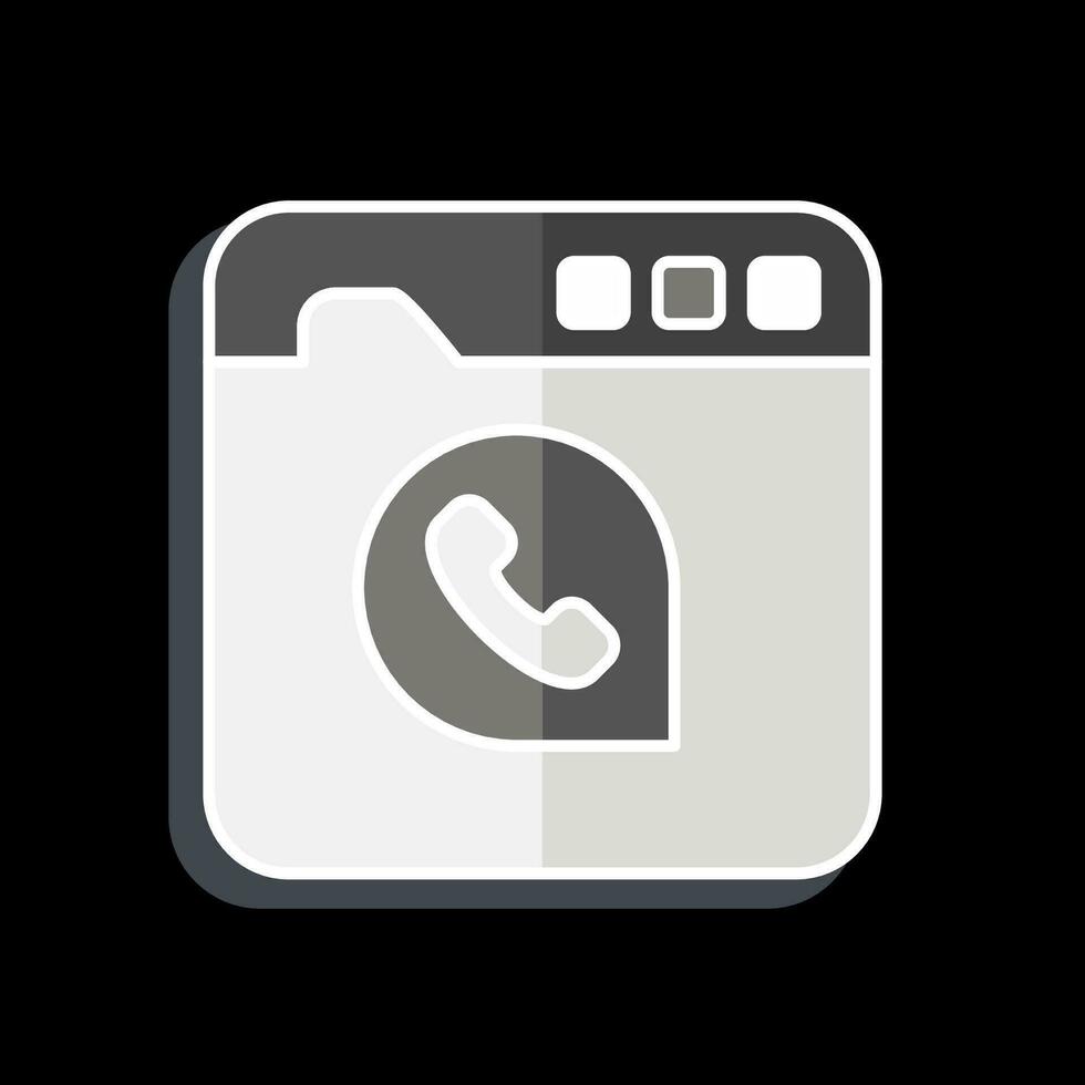 Icon Chat Message. related to Communication symbol. glossy style. simple design editable. simple illustration vector