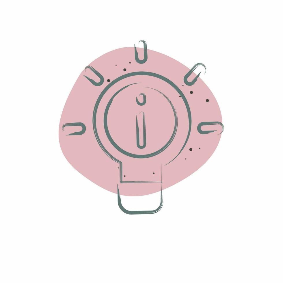 Icon Idea. related to Communication symbol. Color Spot Style. simple design editable. simple illustration vector