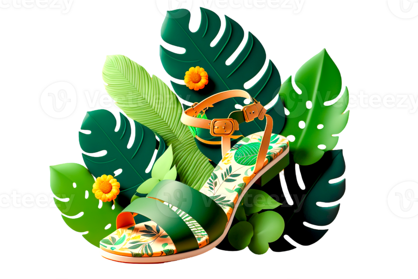 3d shoe illustration ai generated png
