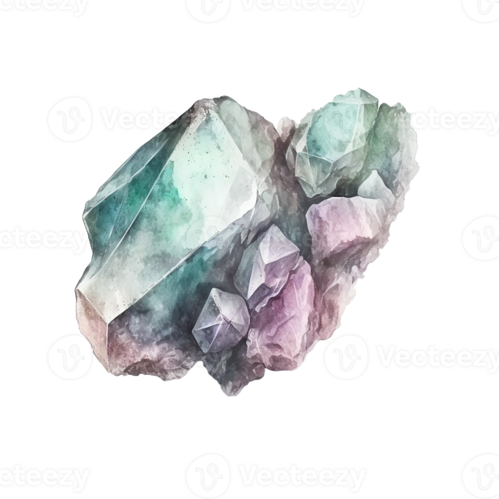 gem illustration in the hand draw style ai generated png