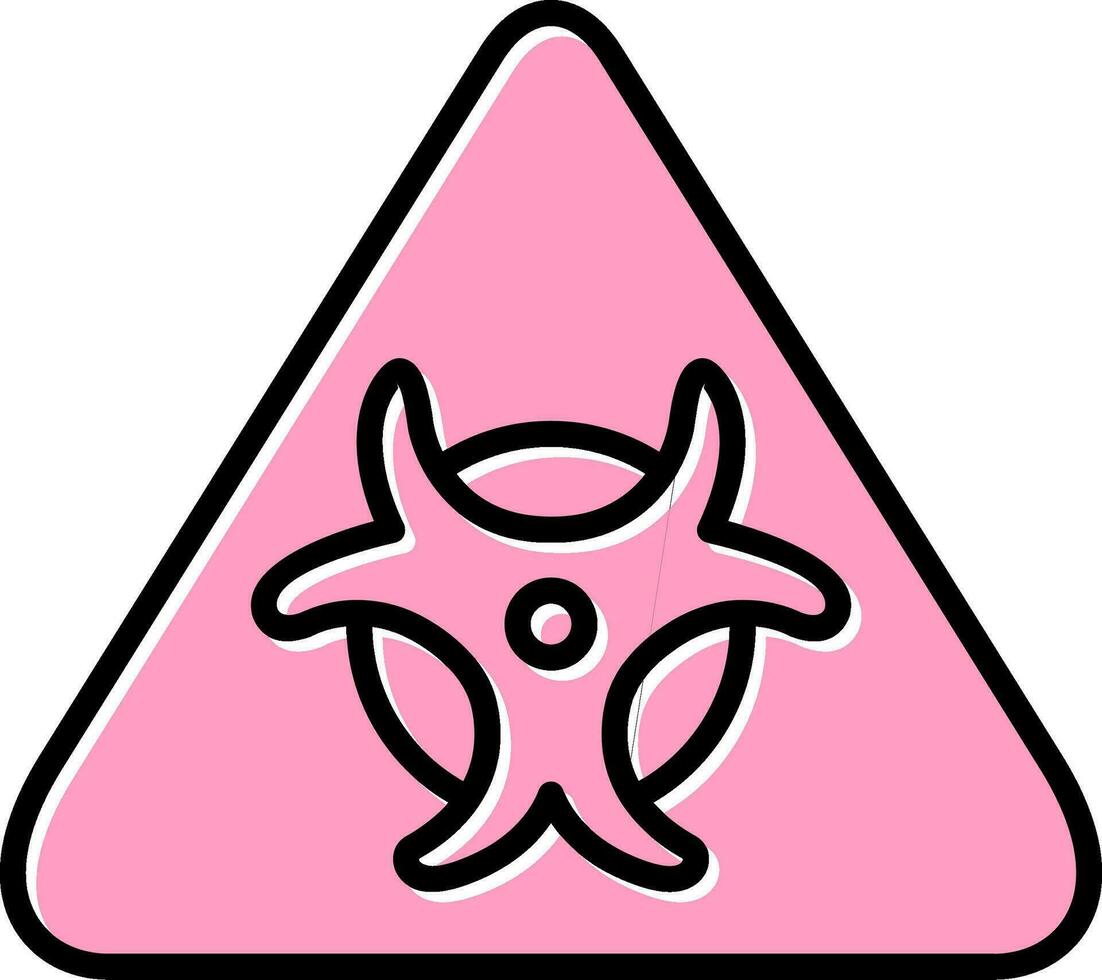 Biological Hazard Vector Icon