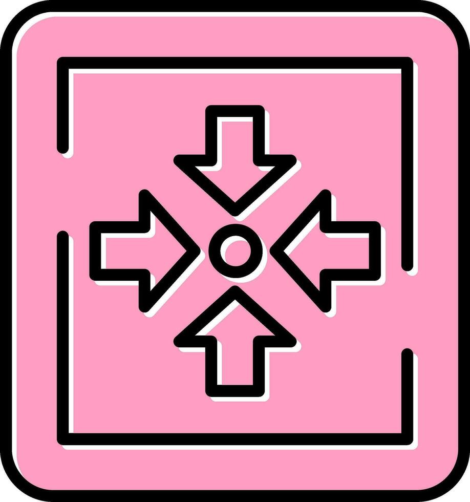 Assembly Point Sign Vector Icon