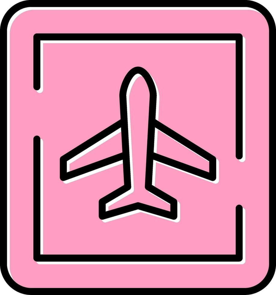 Airport Sign Vector Icon