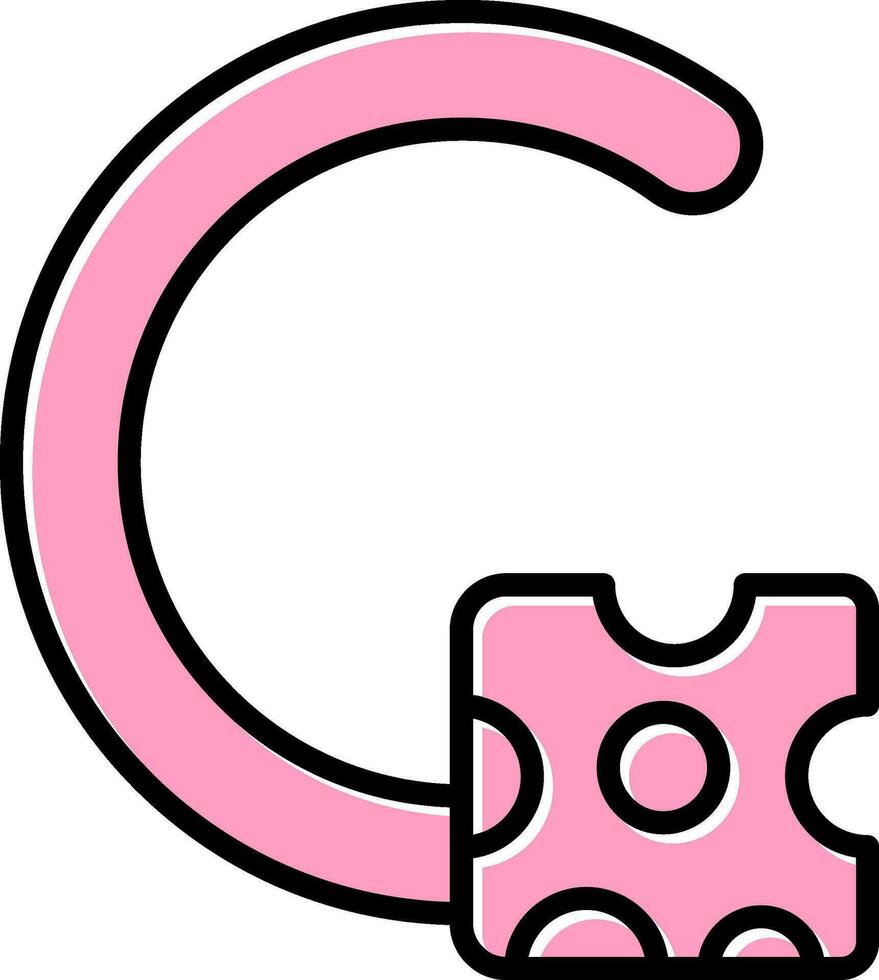 Capital C Vector Icon