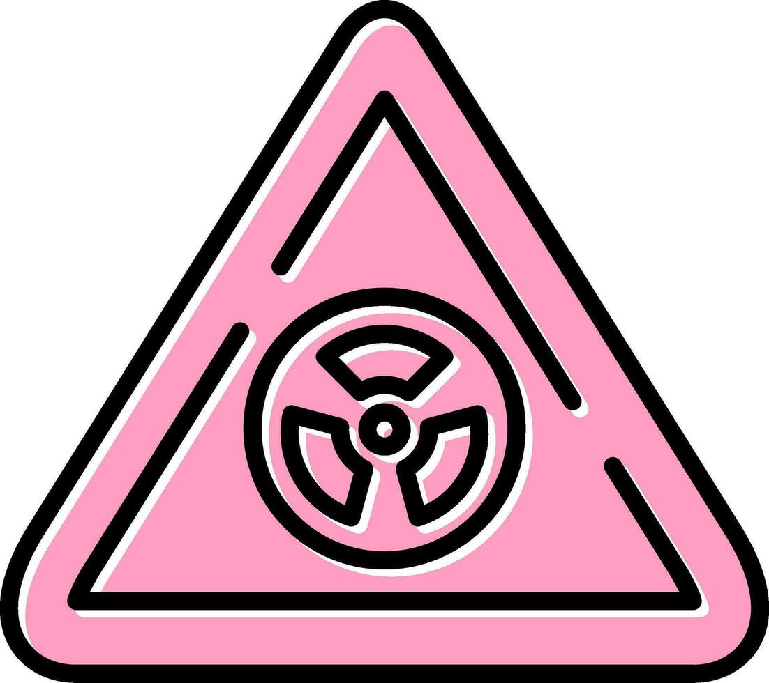 Radioactive Sign Vector Icon