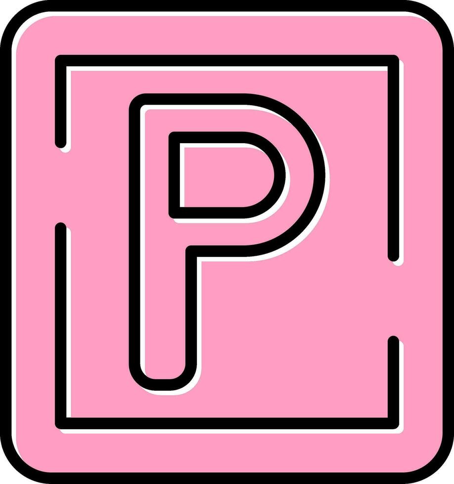 Parking Sign Vector Icon