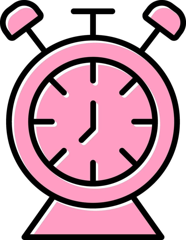 Desk Clock Vector Icon