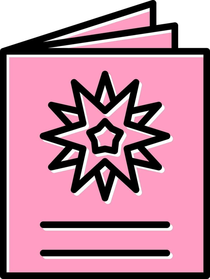 Greeting Card Vector Icon