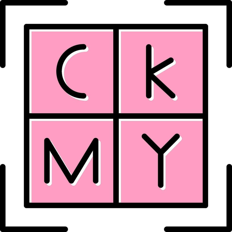 Cmyk Vector Icon