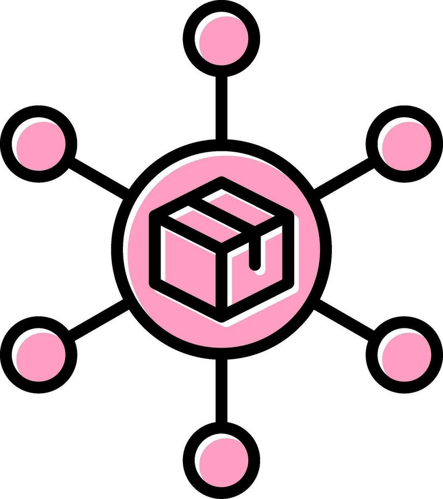 Distribution Center Vector Icon