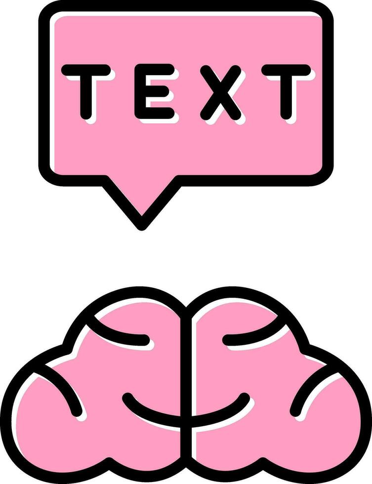 Natural Language Processing Vector Icon