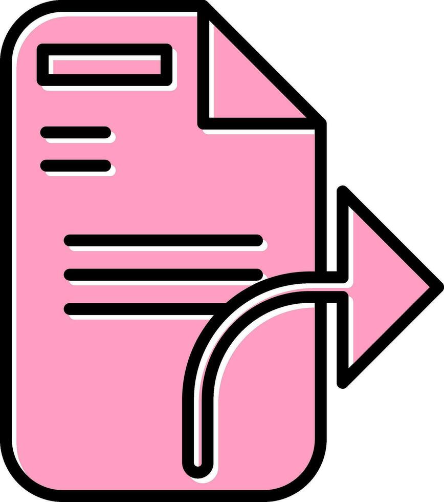 Send File Vector Icon