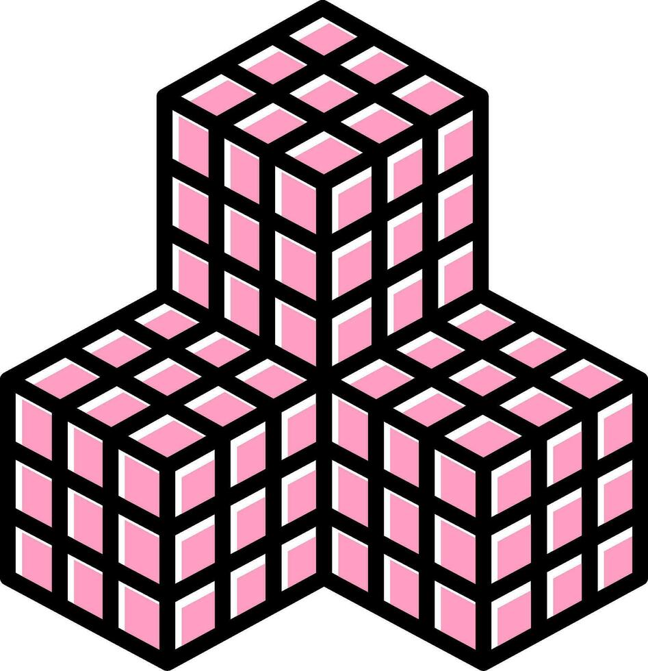 Cubes Vector Icon