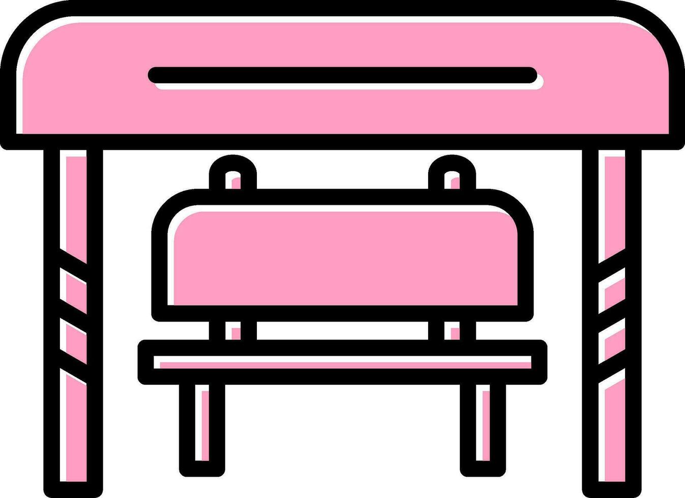 Bus Stop Vector Icon