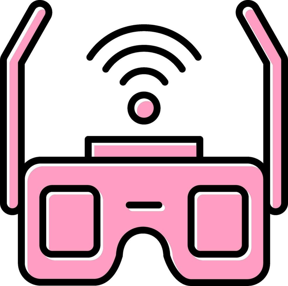 Smart Glasses Vector Icon