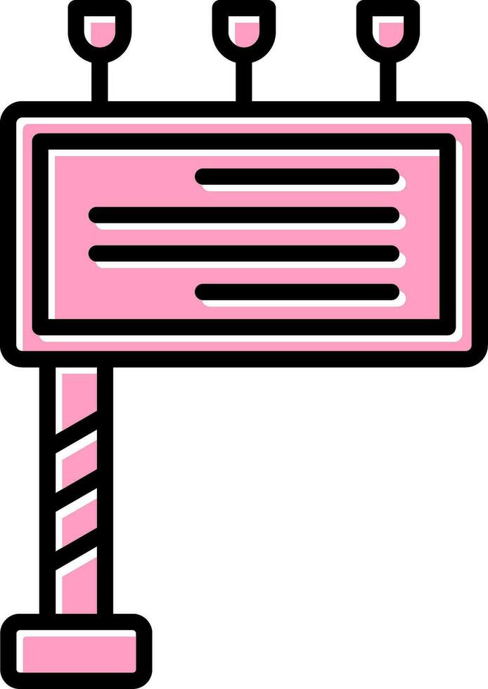 Billboard Vector Icon