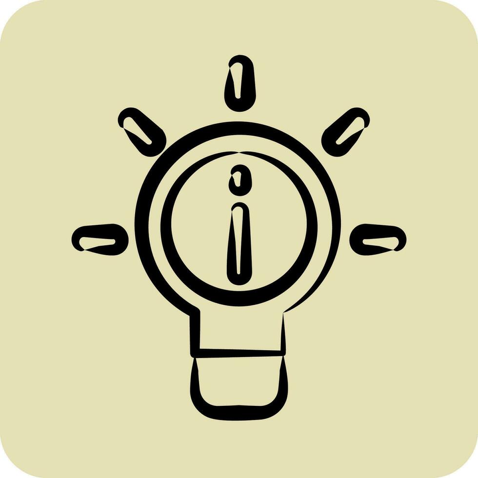 Icon Idea. related to Communication symbol. hand drawn style. simple design editable. simple illustration vector