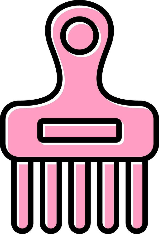 Afro Comb Vector Icon