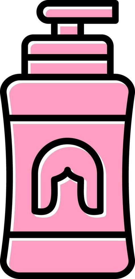 icono de vector de champú