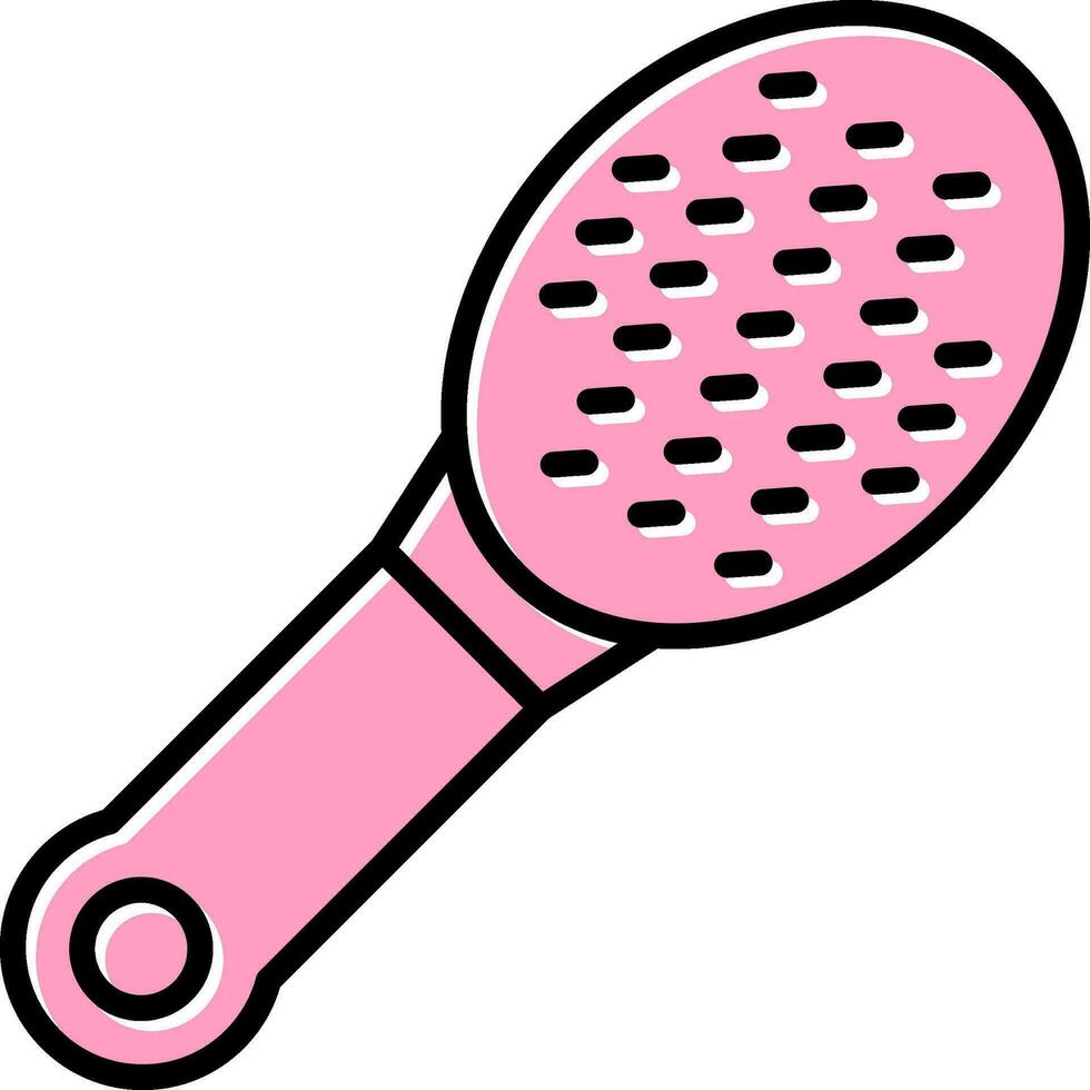 Hair Brush Vector Icon